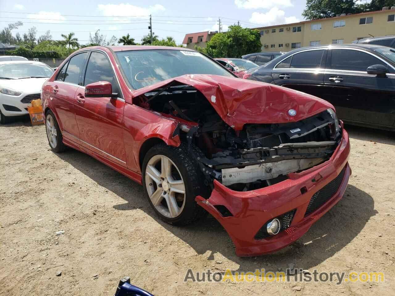 2010 MERCEDES-BENZ C CLASS 300, WDDGF5EB0AF412475