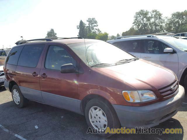 2003 TOYOTA SIENNA CE CE, 4T3ZF19C73U535142