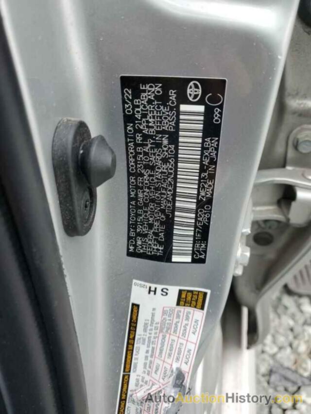 TOYOTA COROLLA LE, JTDEAMDE2NJ056104