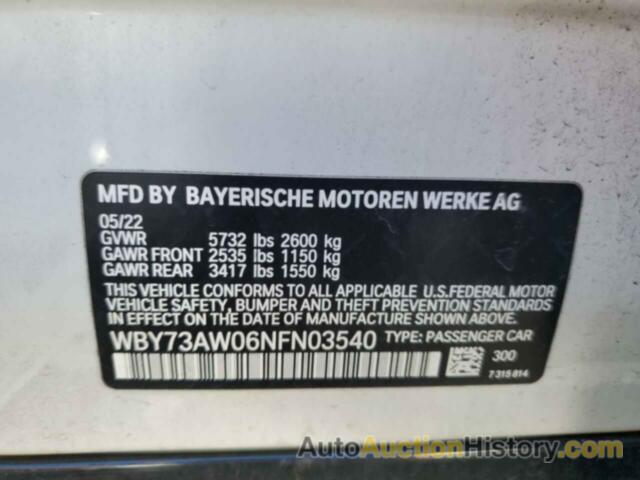 BMW I4 EDRIVE4, WBY73AW06NFN03540