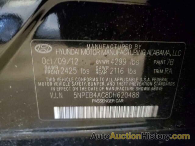 HYUNDAI SONATA GLS, 5NPEB4AC8DH620488