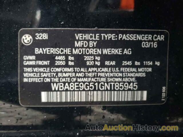 BMW 3 SERIES I SULEV, WBA8E9G51GNT85945