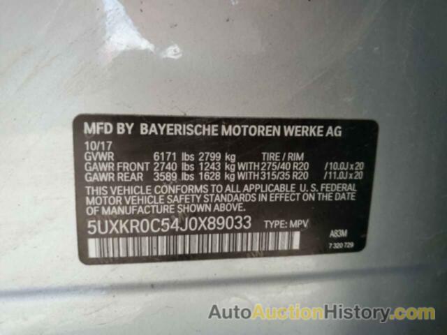 BMW X5 XDRIVE35I, 5UXKR0C54J0X89033