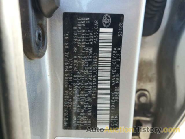 TOYOTA CAMRY SE, 4T1G11AK5LU984823