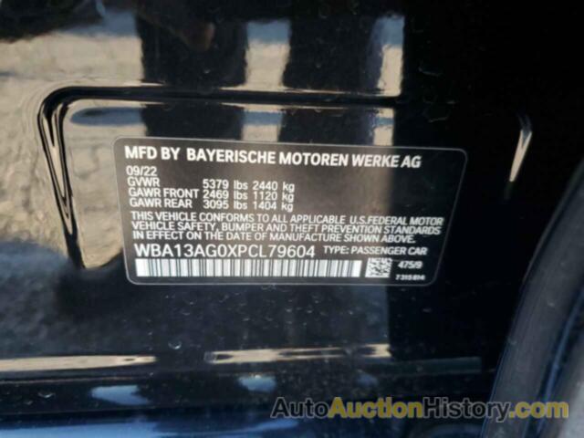BMW 5 SERIES, WBA13AG0XPCL79604