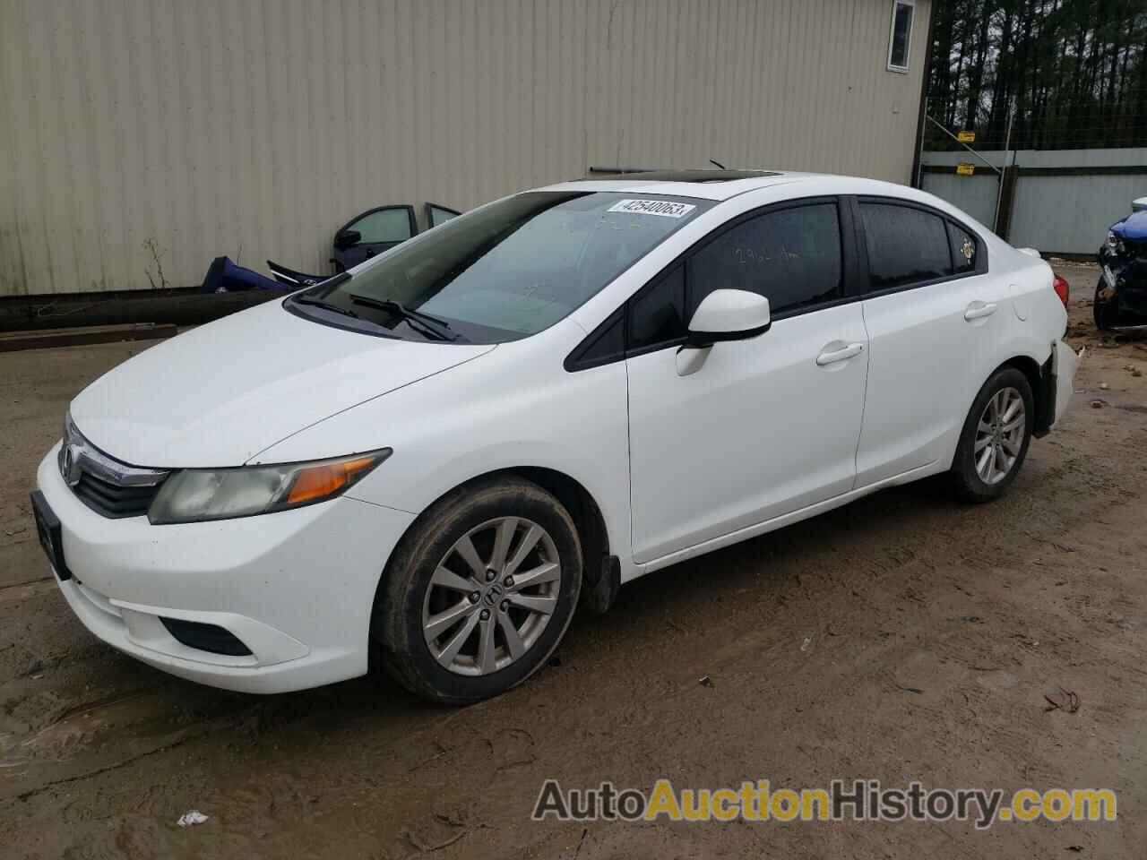 2012 HONDA CIVIC EXL, 2HGFB2F95CH322771