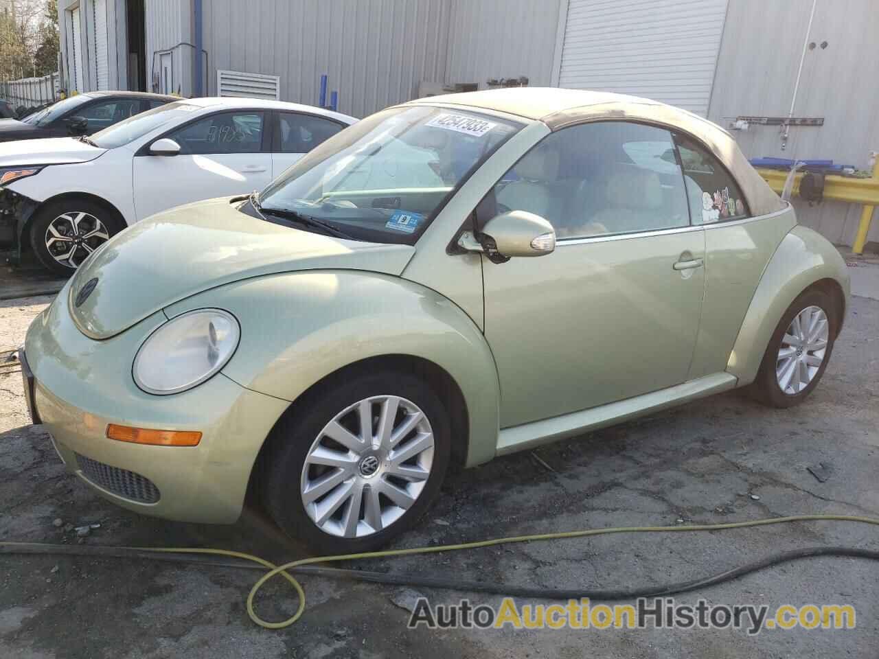 2008 VOLKSWAGEN BEETLE CONVERTIBLE SE, 3VWRF31Y78M402325