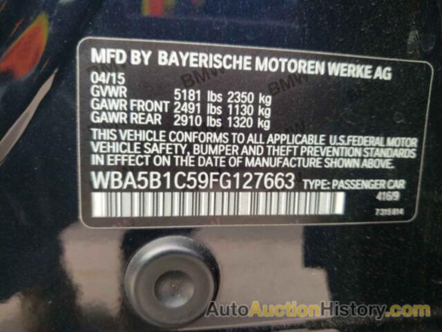 BMW 5 SERIES I, WBA5B1C59FG127663
