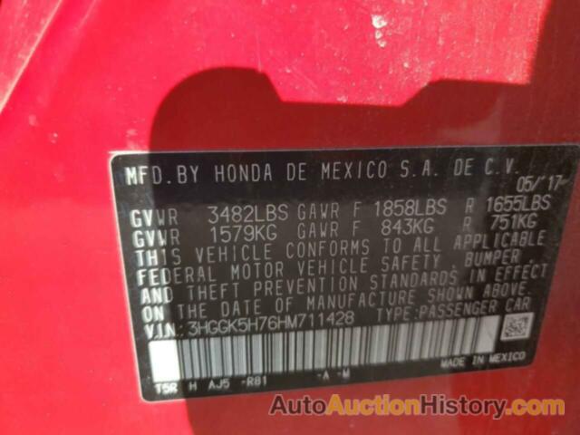 HONDA FIT EX, 3HGGK5H76HM711428