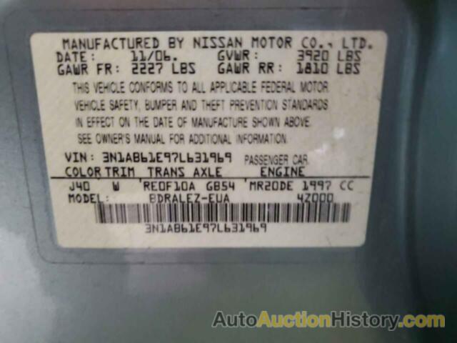 NISSAN SENTRA 2.0, 3N1AB61E97L631969