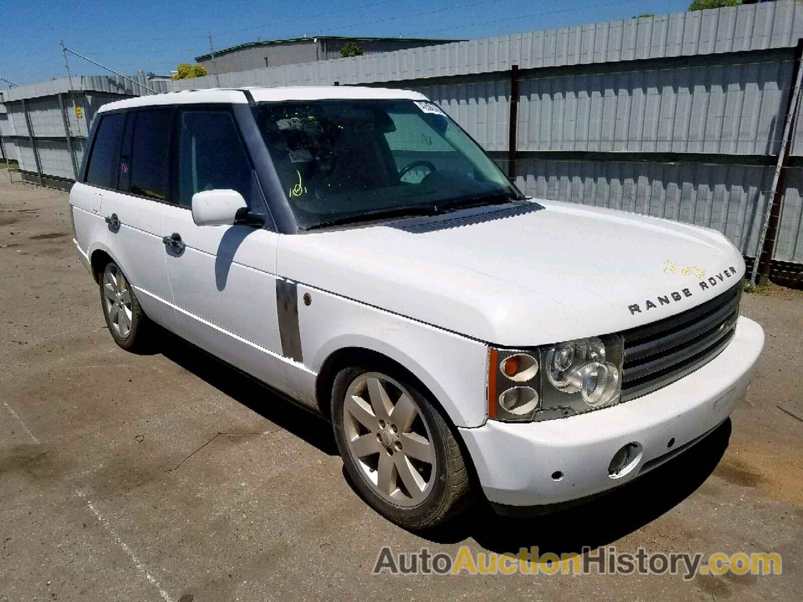 2004 LAND ROVER RANGE ROVER HSE, SALME11424A179192