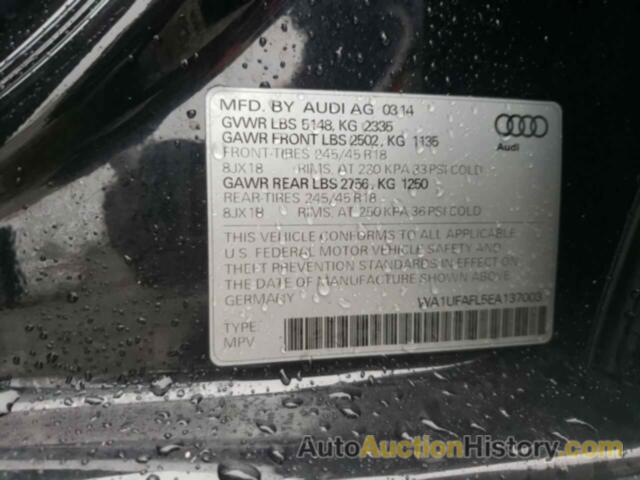 AUDI A4 PREMIUM PLUS, WA1UFAFL5EA137003