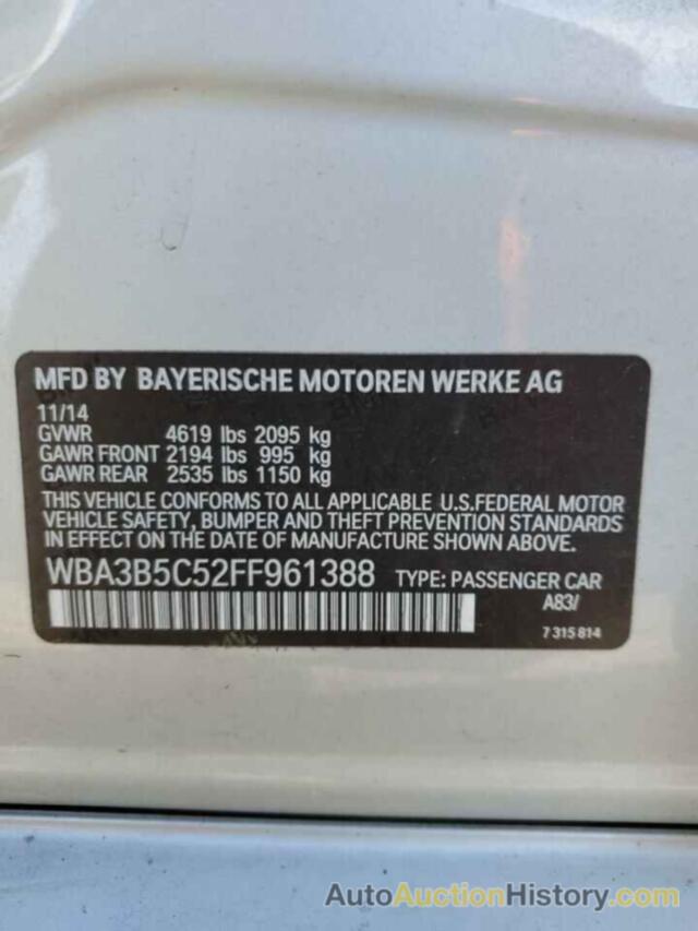 BMW 3 SERIES XI SULEV, WBA3B5C52FF961388