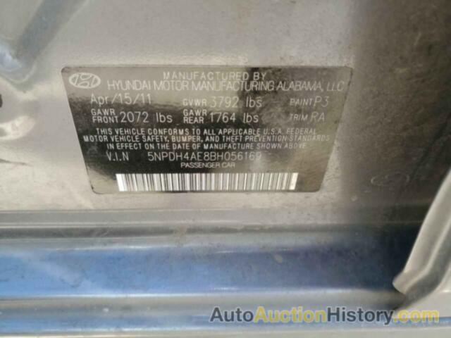 HYUNDAI ELANTRA GLS, 5NPDH4AE8BH056169