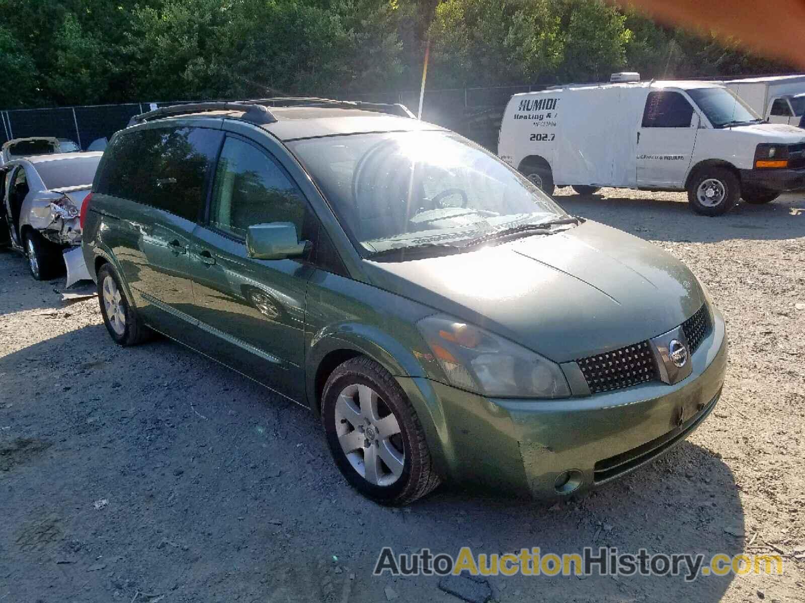 2004 NISSAN QUEST S, 5N1BV28U34N315540