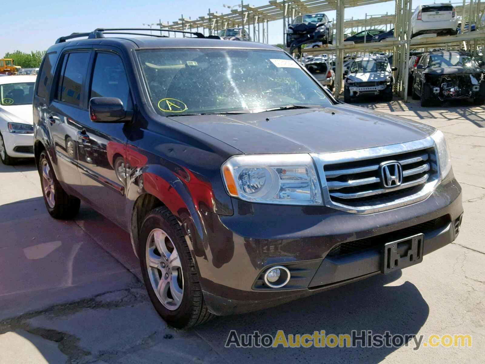 2014 HONDA PILOT EXL, 5FNYF4H58EB010678