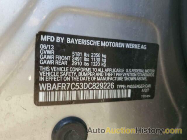 BMW 5 SERIES I, WBAFR7C53DC829226
