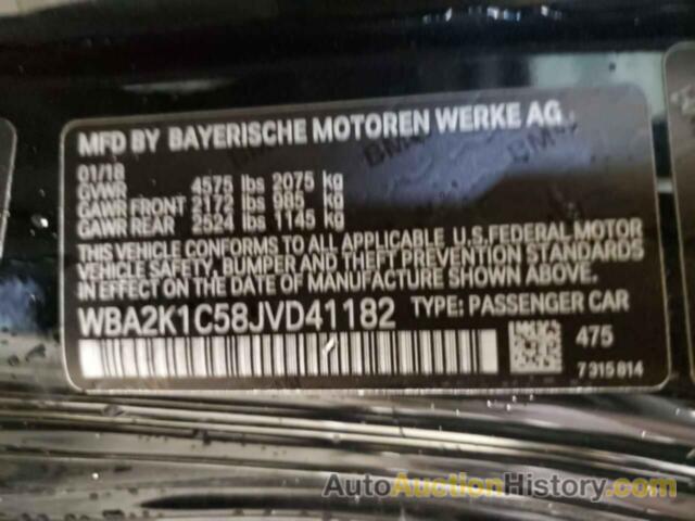 BMW 2 SERIES, WBA2K1C58JVD41182