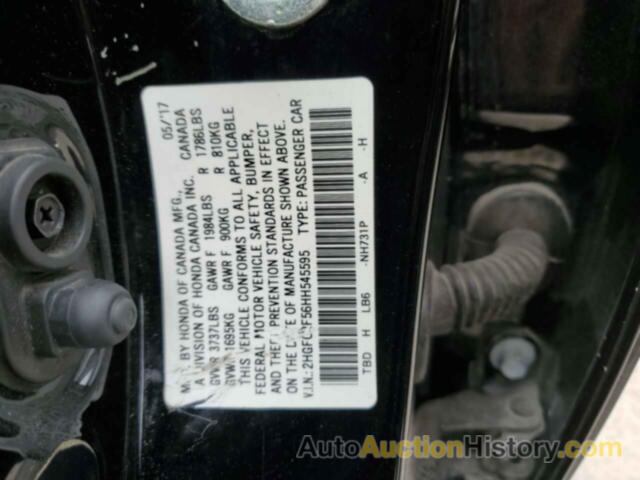 HONDA CIVIC LX, 2HGFC2F56HH545595