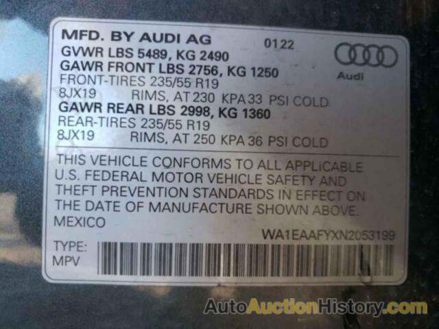 AUDI Q5 PREMIUM PLUS 45, WA1EAAFYXN2053199