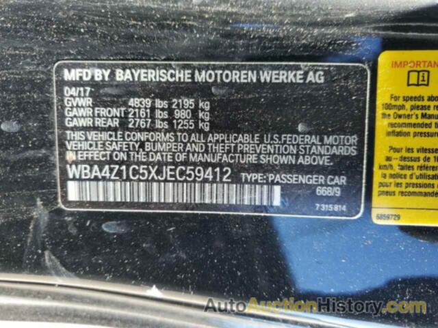 BMW 4 SERIES, WBA4Z1C5XJEC59412