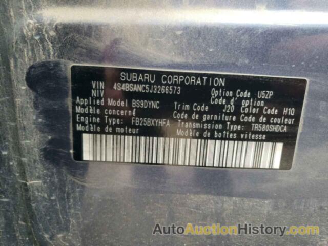 SUBARU OUTBACK 2.5I LIMITED, 4S4BSANC5J3266573