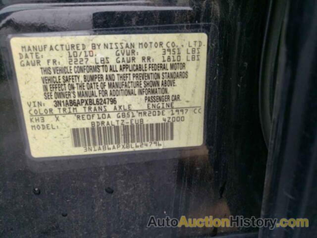 NISSAN SENTRA 2.0, 3N1AB6APXBL624796