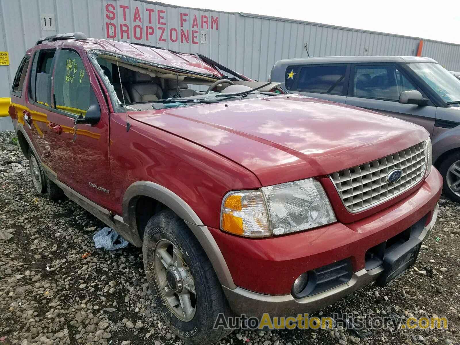 2002 FORD EXPLORER EDDIE BAUER, 1FMZU74W42ZA53023