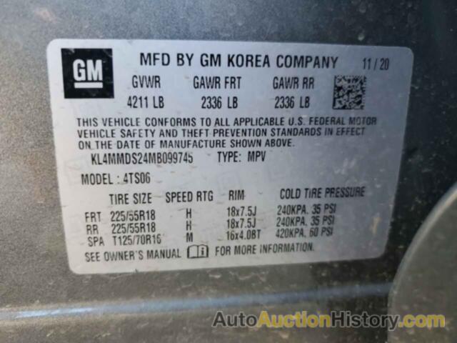 BUICK ENCORE SELECT, KL4MMDS24MB099745