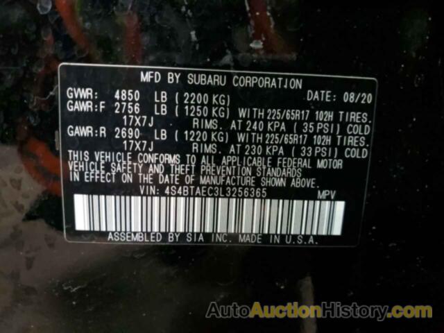 SUBARU OUTBACK PREMIUM, 4S4BTAEC3L3256365