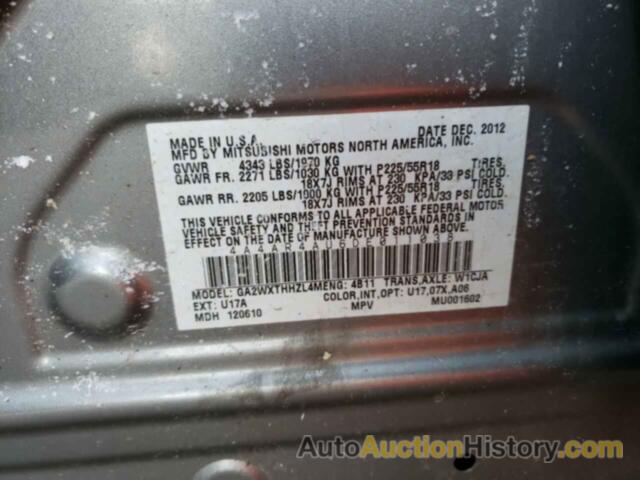 MITSUBISHI OUTLANDER SE, 4A4AR4AU6DE011038