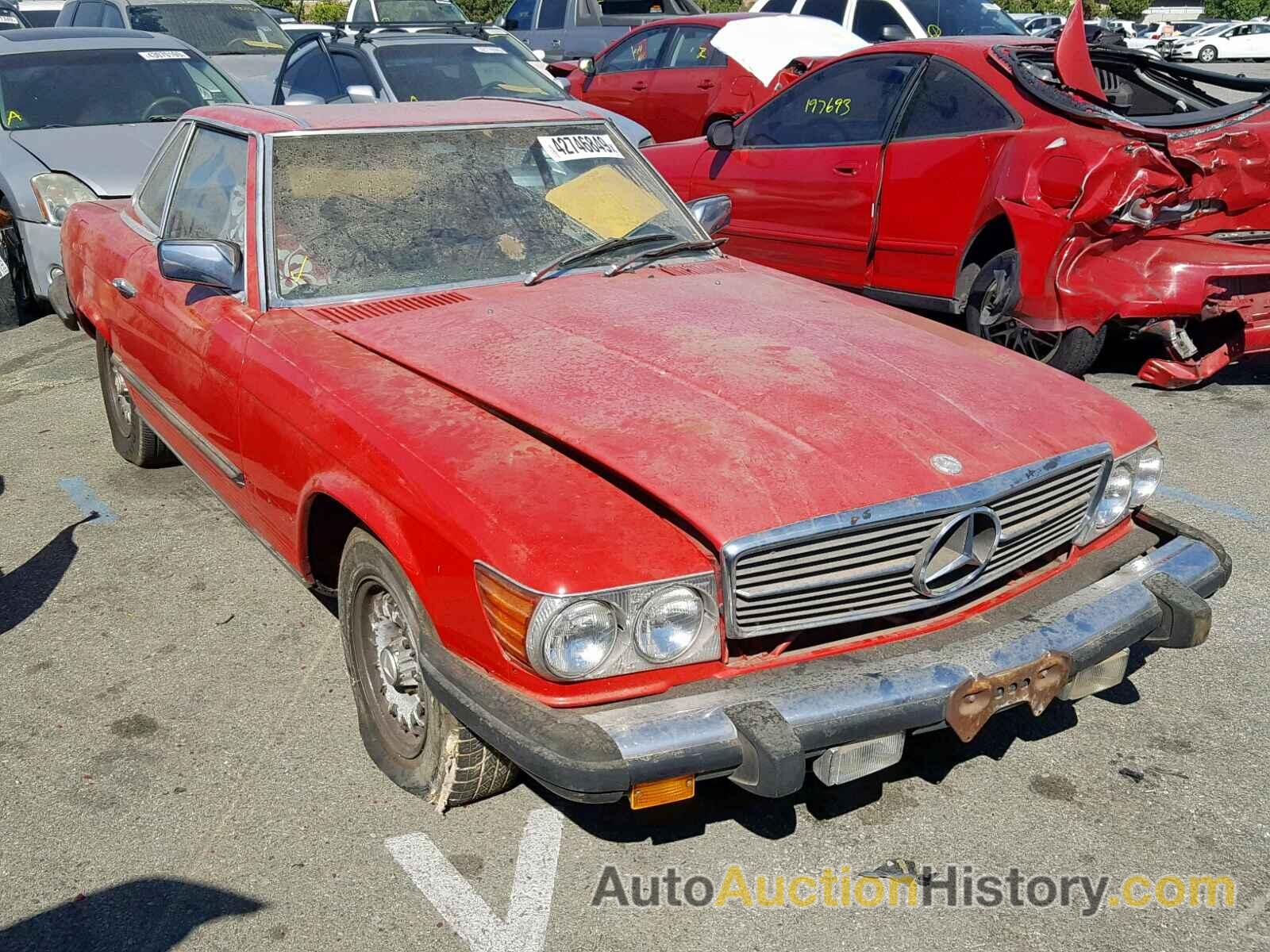 1981 MERCEDES-BENZ 380 SL, WDBBA45A9BB003242