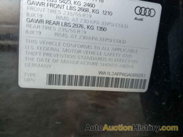 AUDI Q5 PREMIUM PLUS, WA1L2AFP6GA089251