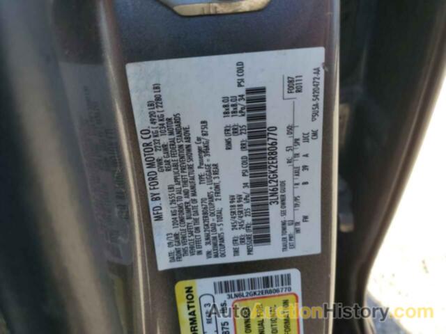 LINCOLN MKZ, 3LN6L2GK2ER806770