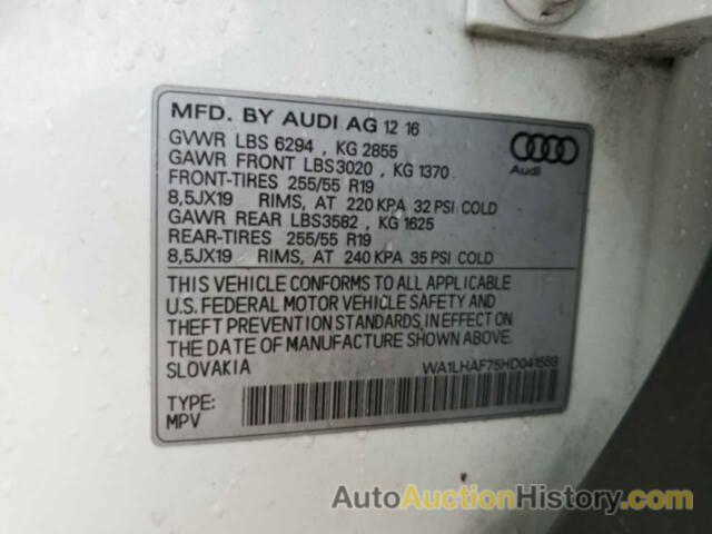 AUDI Q7 PREMIUM PLUS, WA1LHAF75HD041559