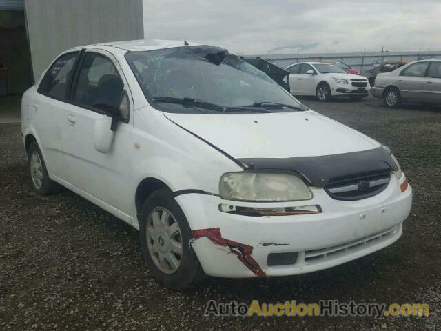 2005 CHEVROLET AVEO BASE, KL1TD52685B359809