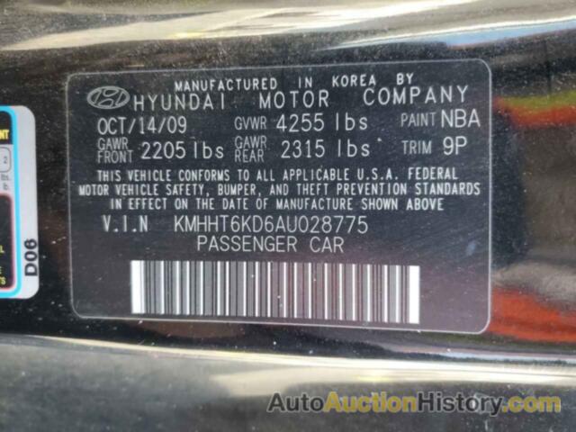 HYUNDAI GENESIS 2.0T, KMHHT6KD6AU028775