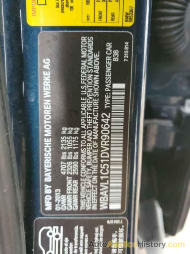 BMW X1 XDRIVE28I, WBAVL1C51DVR90642