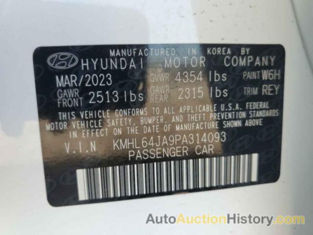 HYUNDAI SONATA SEL, KMHL64JA9PA314093