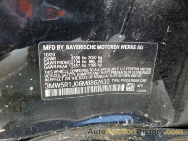 BMW 3 SERIES, 3MW5R1J06M8B62630