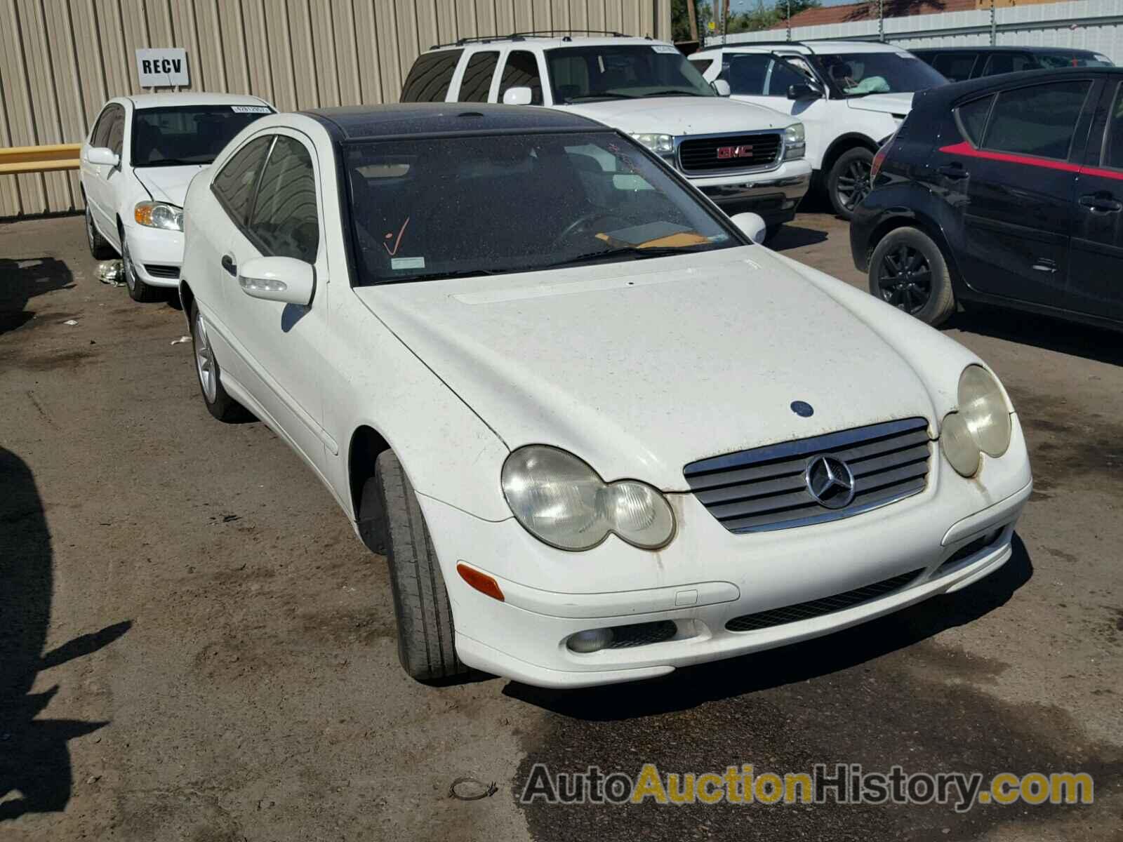 2003 MERCEDES-BENZ C 230K SPORT COUPE, WDBRN40J63A427589