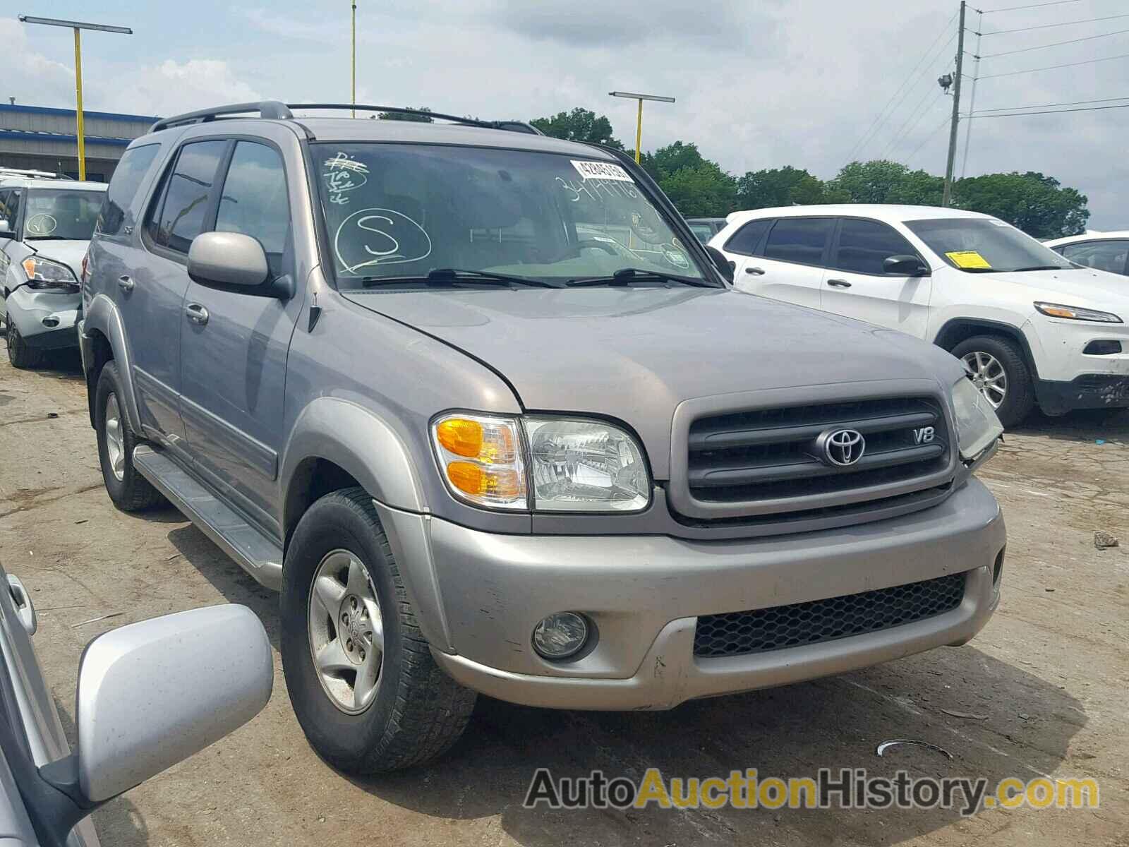 2002 TOYOTA SEQUOIA SR5, 5TDZT34A22S059540