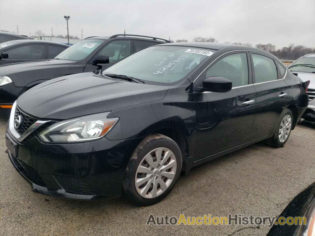 2016 NISSAN SENTRA S, 3N1AB7AP1GY324970