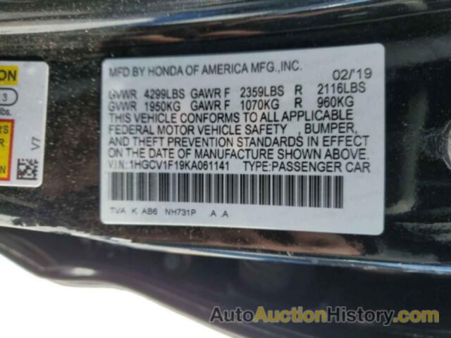 HONDA ACCORD LX, 1HGCV1F19KA061141