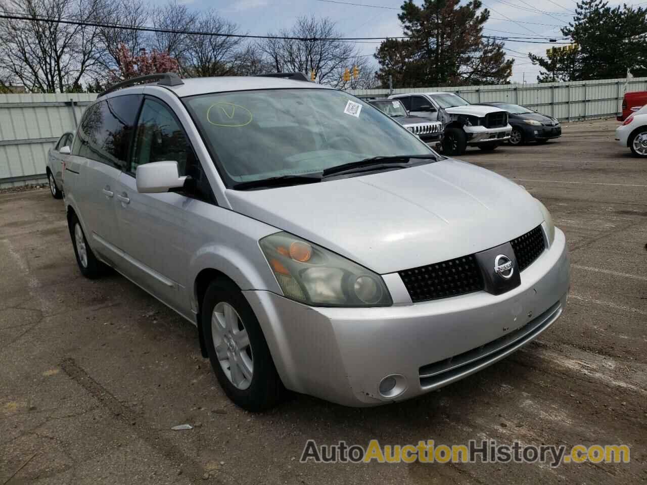 2004 NISSAN QUEST S, 5N1BV28U74N324371