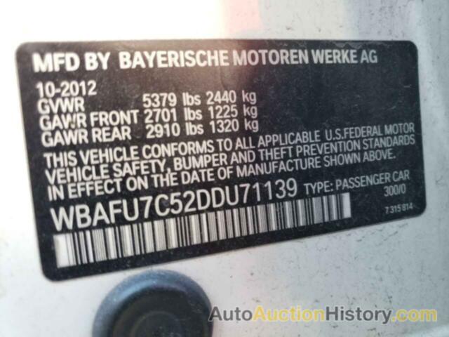 BMW 5 SERIES XI, WBAFU7C52DDU71139