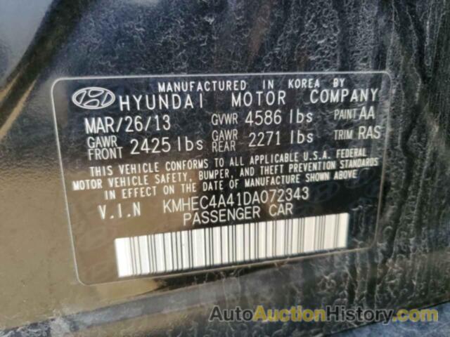 HYUNDAI SONATA HYBRID, KMHEC4A41DA072343