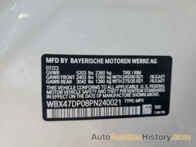 BMW X3 SDRIVE30I, WBX47DP08PN240021