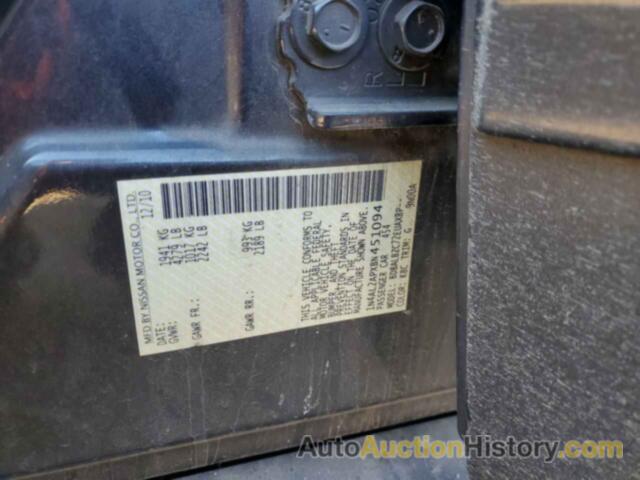 NISSAN ALTIMA BASE, 1N4AL2APXBN451094