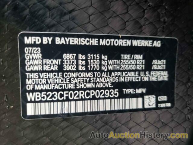 BMW IX XDRIVE5 XDRIVE50, WB523CF02RCP02935